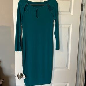 Green Long Sleeve Dress